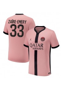 Paris Saint-Germain Warren Zaire-Emery #33 Voetbaltruitje 3e tenue 2024-25 Korte Mouw